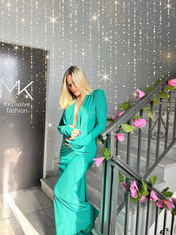 Marcia glitter elastic dress