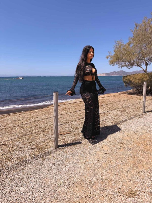 Zeta elastic max dress black